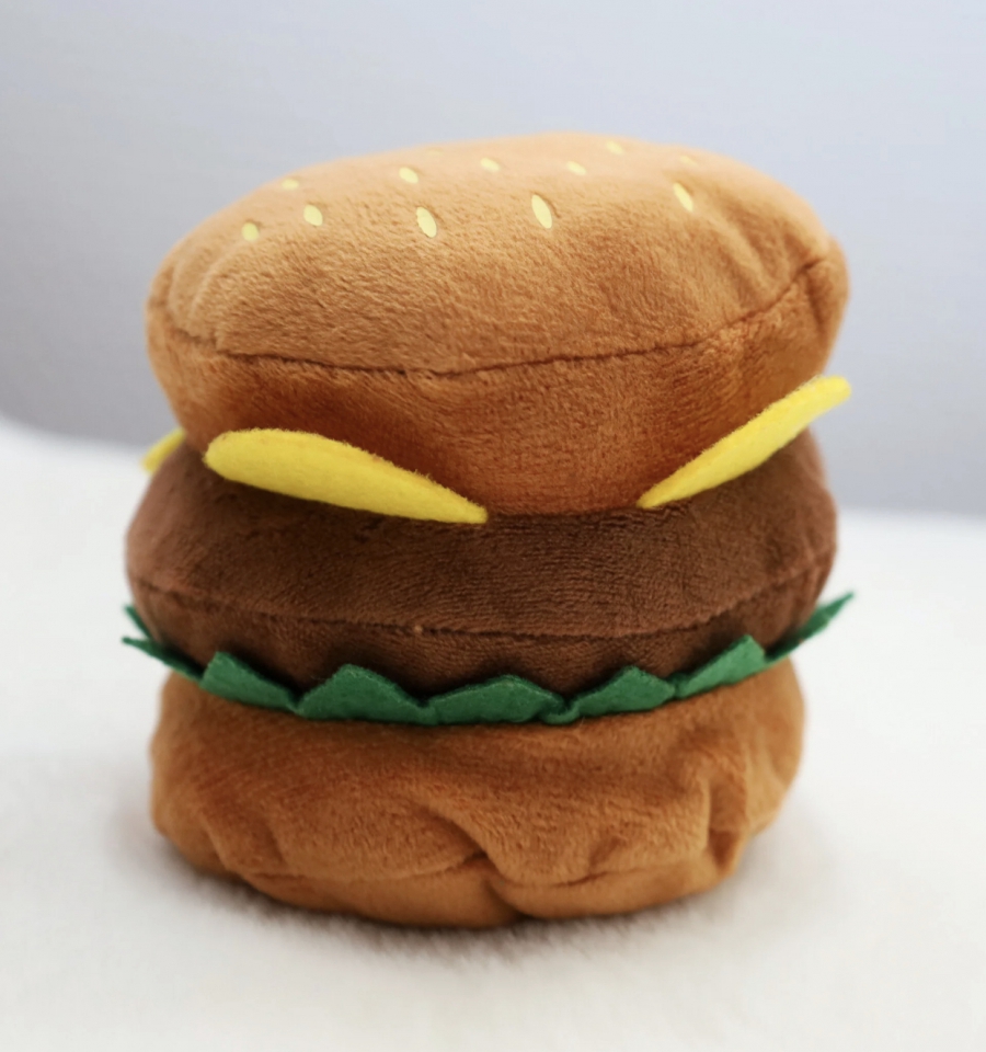 Hamburger pluche nieuw