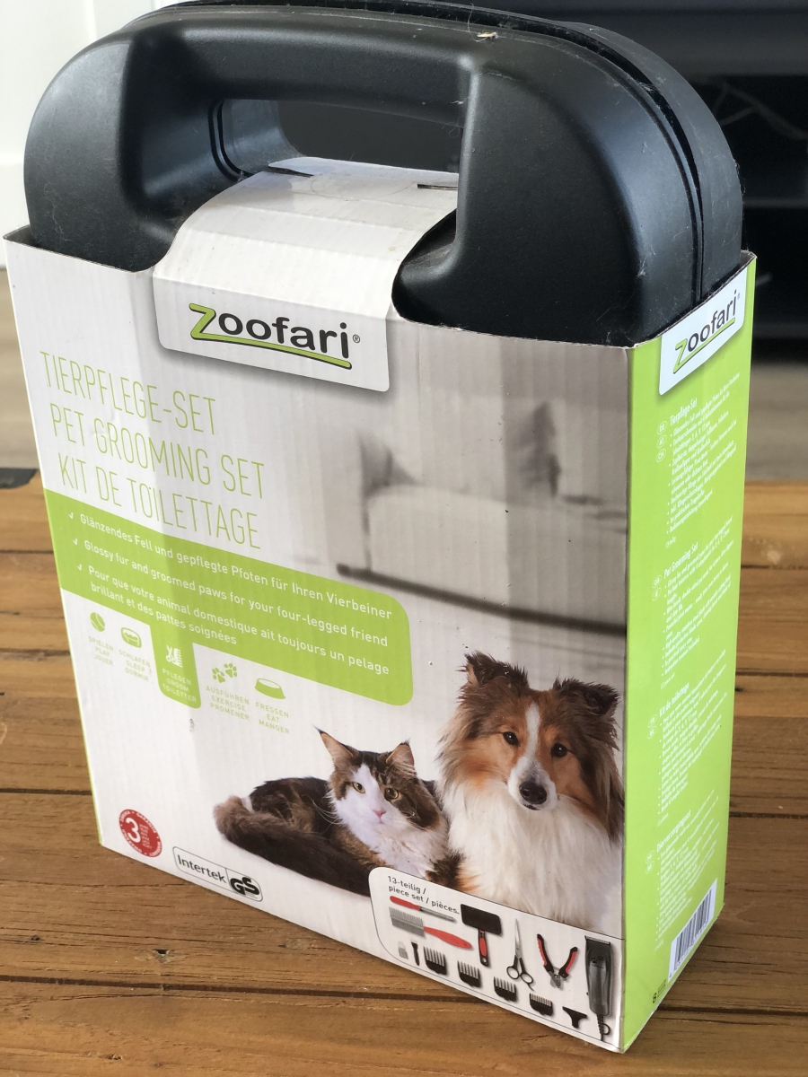 Zoofari pet groomingset, dierverzorgingsset