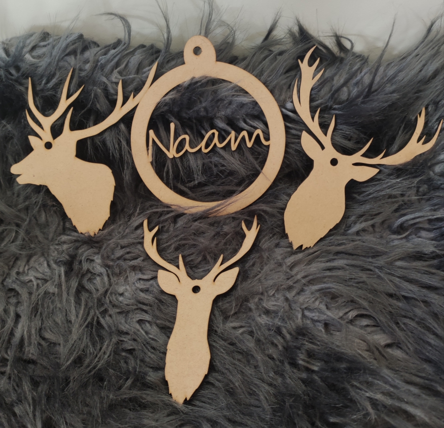 Kerstdecoratie met naam van je huisdier