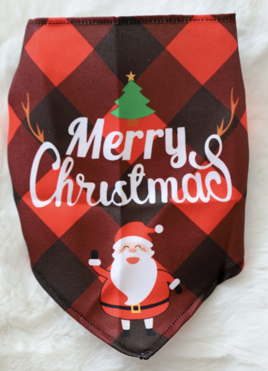 Kerstbandana rood