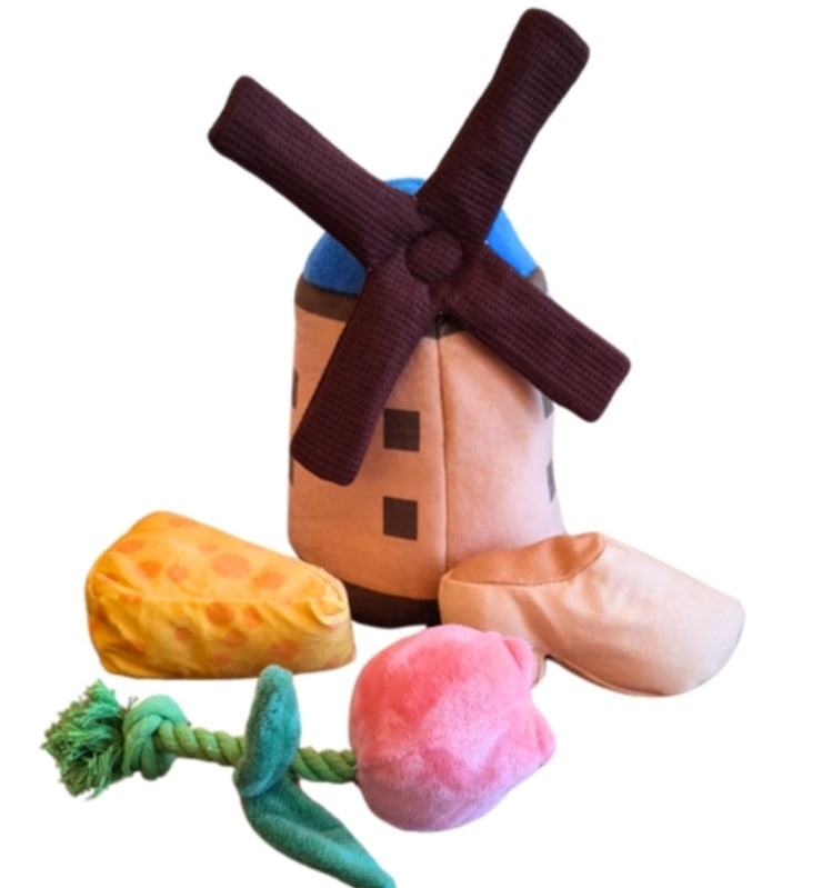 Windmolen pluche nieuw