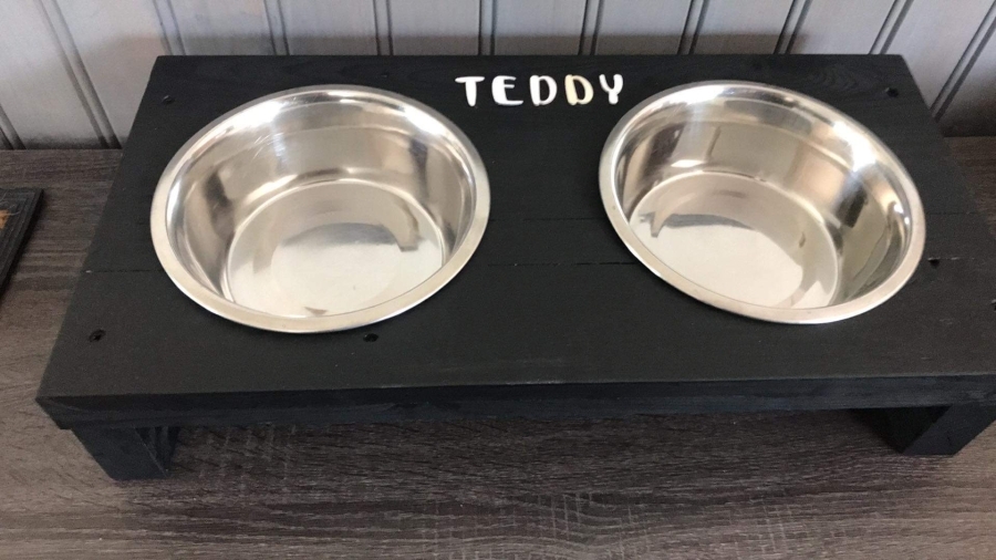 NIEUW houten eet- en drink standaard 56 x 28 x 12,5 cm (leverbaar in verschillende kleuren)