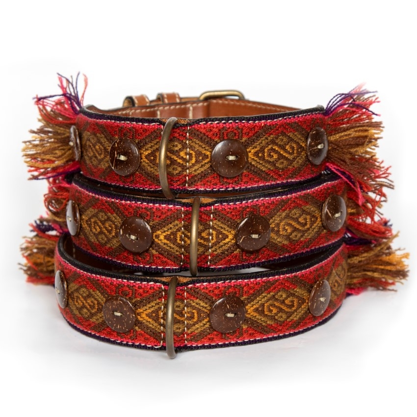 Halsband Mashi bruin Dogs Love Munay