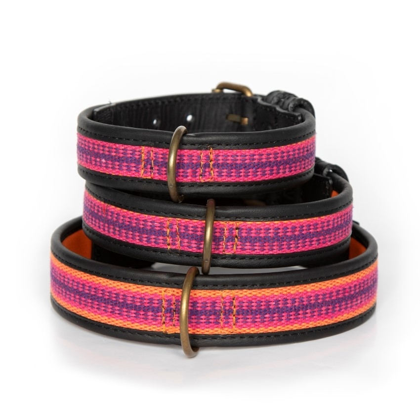 Halsband Shuar zwart van Dogs Love Munay