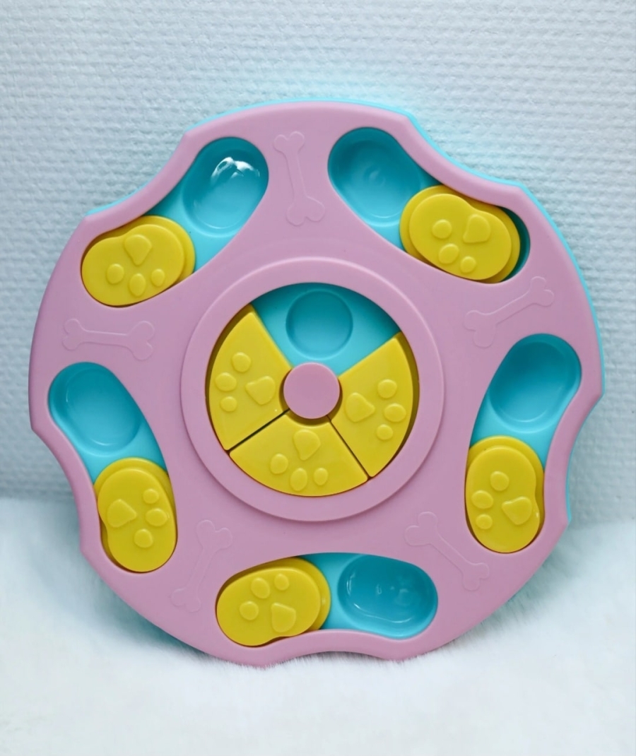 Hondenpuzzel roze