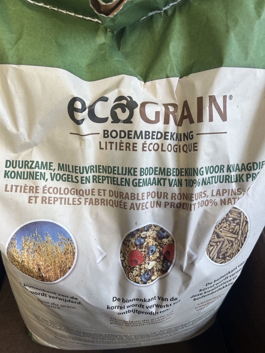 Ecograin milieuvriendelijke bodembedekking