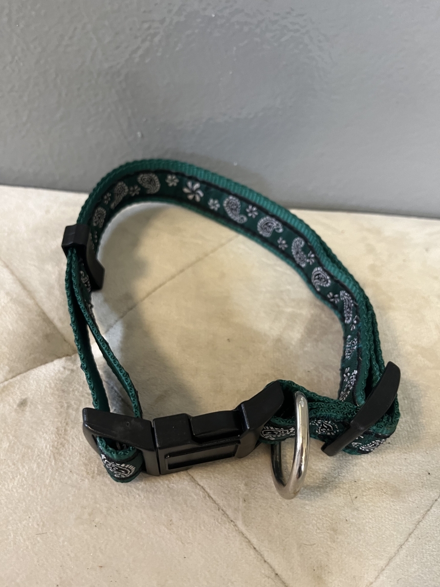 Groene halsband 