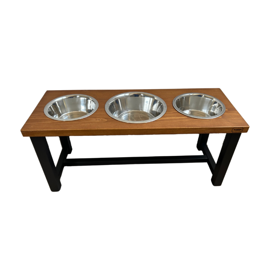 Voerbaktafel voor grote meerdere honden