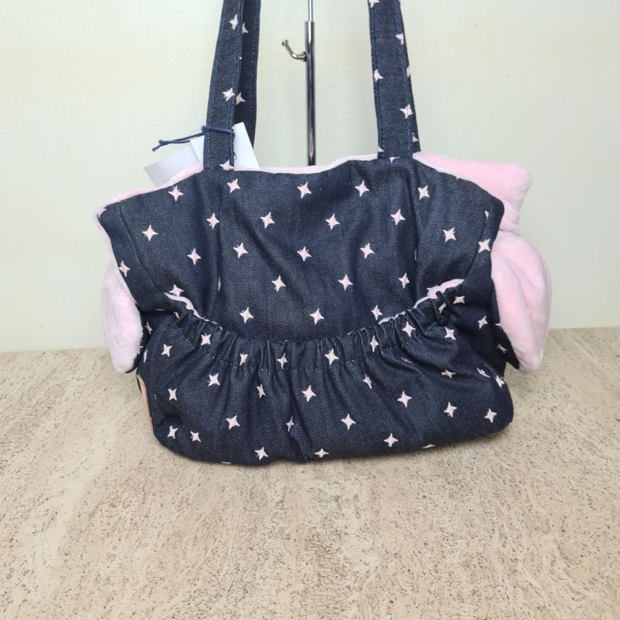 Bau Baru - Hondendraagtas Coco Stella Pink MC & Dudu Pink