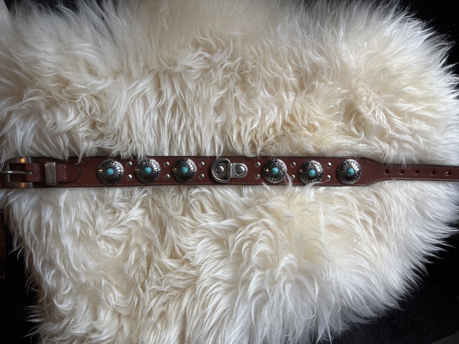 Halsband met steen