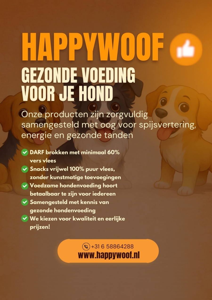 HappyWoof hondensnacks en Darf brokken