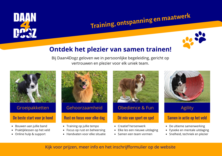 Hondentraining Gehoorzaamheid en Agility in Den Dungen