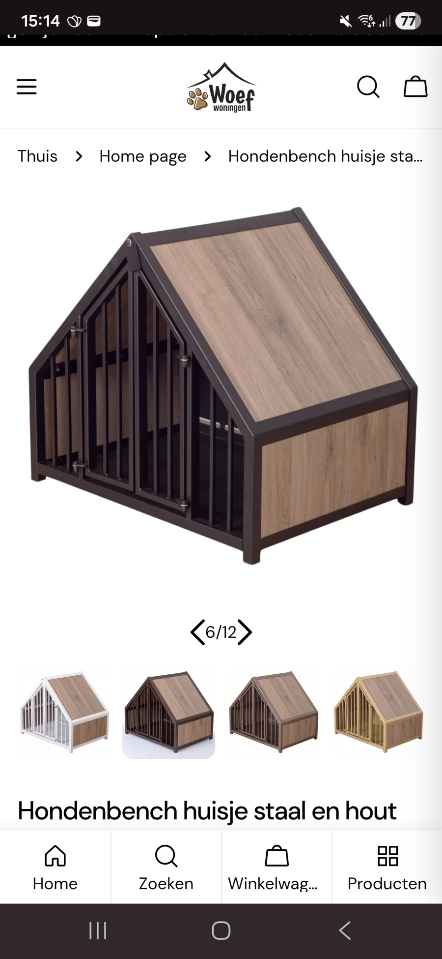 Luxe hondenbench 