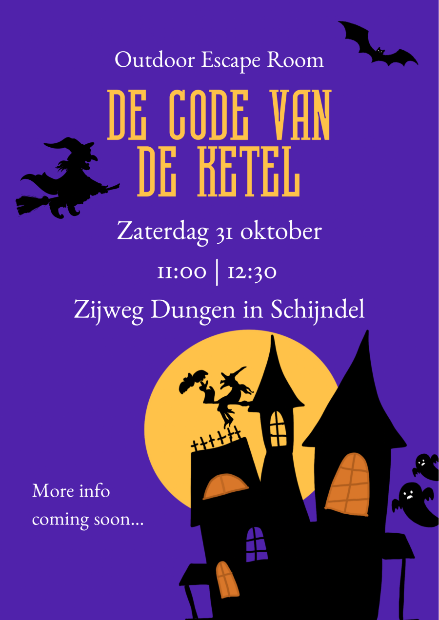 Outdoor Escape Room: De Code van de Ketel! 31 OKTOBER