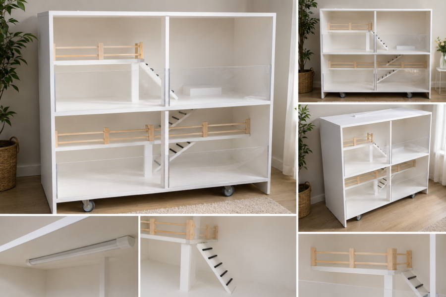 Handgemaakte luxe caviaflat - 140 60 120 cm